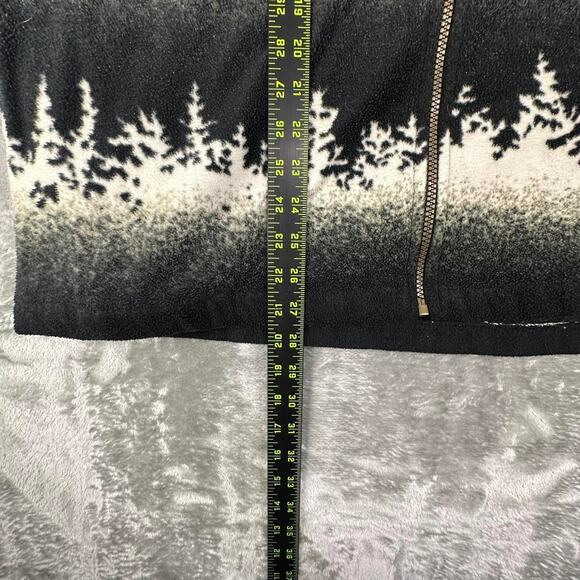 Vintage 90’s Canada Wildlife Green/Black AOP Bears In The Wild Sweater Vest XL - Picture 4 of 6